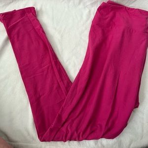 LuLaRoe Leggings, bright pink